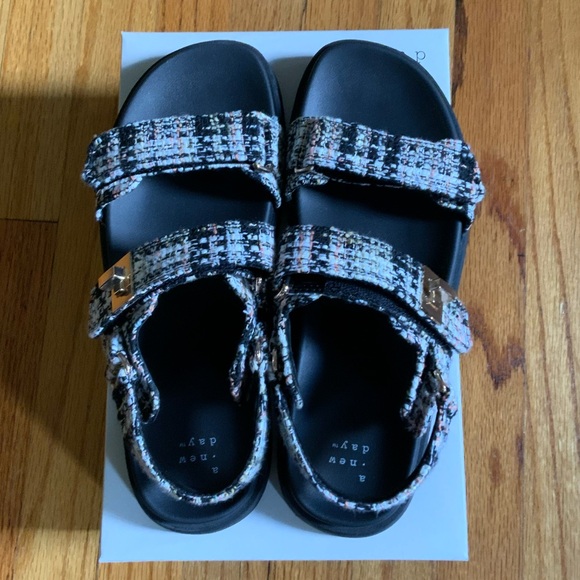 Target A New Day Tweed Jonie Sandals - Picture 8 of 9
